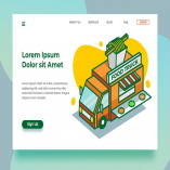 Food Trucks - Banner Landing Page 