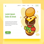 Burger Shop - Banner Landing Page 