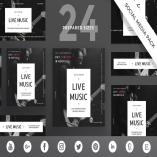 Music Concert Social Media Pack Template