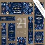 Christmas Party Banner Pack Template