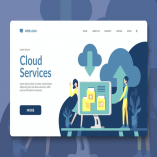 Cloud Service Landing Page Template