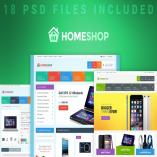 Home Shop - Retail PSD Template