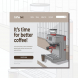 Coffee Machine Landing Page Illustration