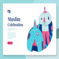 Muslim ramadhan or eid celebration