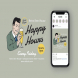 Happy Hours Instagram Feed + Flyer