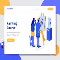 Painting Course - Landing Page
