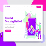 Creative Teaching Method - Landing page