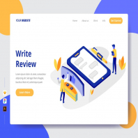 Write Review - Landing Page