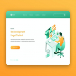 Isometric Landing Page