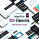 UI Kits Creative Agency & Mobile Adobe XD Template