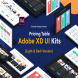 Pricing Table Adobe XD UI Kits
