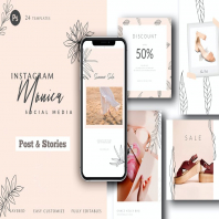 Instagram Monica Social Media Pack