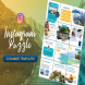 Travel Instagram Puzzle Banners