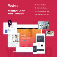 VESTMA - Multipurpose Business Adobe XD Template