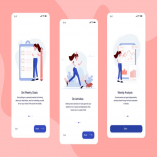 Running App Onboarding Illustration