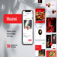 MOCARONI Restaurant/Food Instagram & Facebook Post