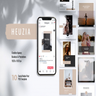 HEUZIA Creative Agency Instagram & Facebook Post