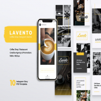 LAVENTO Coffee Shop Instagram Stories