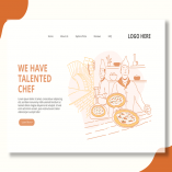 Pizza Chef - Landing Page