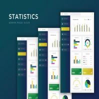 Statistic Dashboard Page | Admin Template