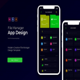File Manager | App Design Template