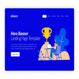 Olearn - Hero Banner Template