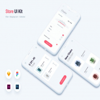 Store & Shopping Mobile App UI Kit Template