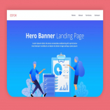Estor - Hero Banner Landing Page