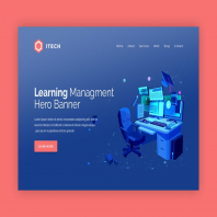 iTech - Hero Banner Landing Page