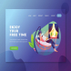 Enjoy Your Free Time - PSD and AI Landing Page