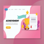 Achievement - XD PSD AI Landing Page