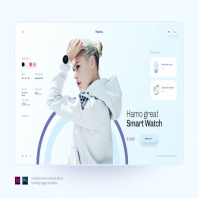 Hamo - Smart watch Store landing page template