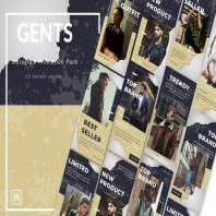 Gents - Instagram Promotion Pack