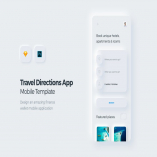 Travel & Booking Mobile App UI Kit Template 2