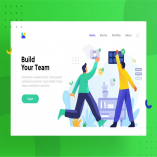 Teamwork illustration for website 1.8