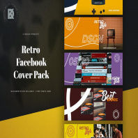 Retro Facebook Cover Pack