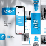 ADVENT Adventure Pinterest Template