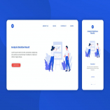 Illustration Landing Page & Onboarding Mobile App