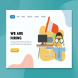 We Are Hiring - XD PSD AI Vector Landing Page
