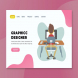 Graphic Designer - XD PSD AI Vector Landing Page