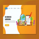 Science Lesson - XD PSD AI Vector Landing Page
