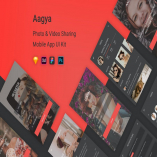 Aagya - Photo & Video Sharing UI Kit