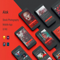 Alok - Stock Photography UI Kit
