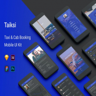 Taiksi - Taxi & Cab Booking UI Kit