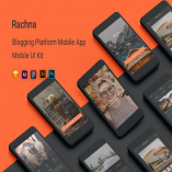 Rachna - Blogging Platform Mobile App UI Kit