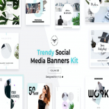 Trendy Social Media Banners Pack III