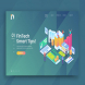 Isometric Fintech Web PSD and AI Vector Template
