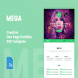 MEGA - Creative One Page Portfolio PSD Tempate