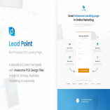 LeadPoint - Multi Purpose PSD Landing Page