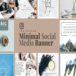 Minimal Instagram Banner Pack